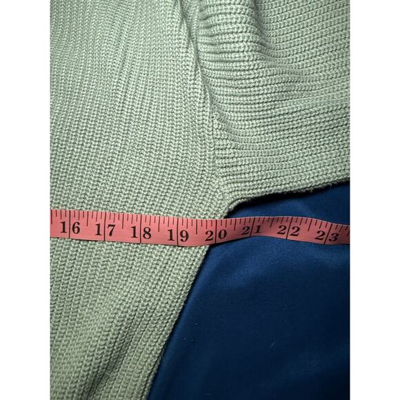 Lascana knit lace v neck sweater womens 0/2 cozy boho‎ chic coquette ethereal - Picture 8 of 10